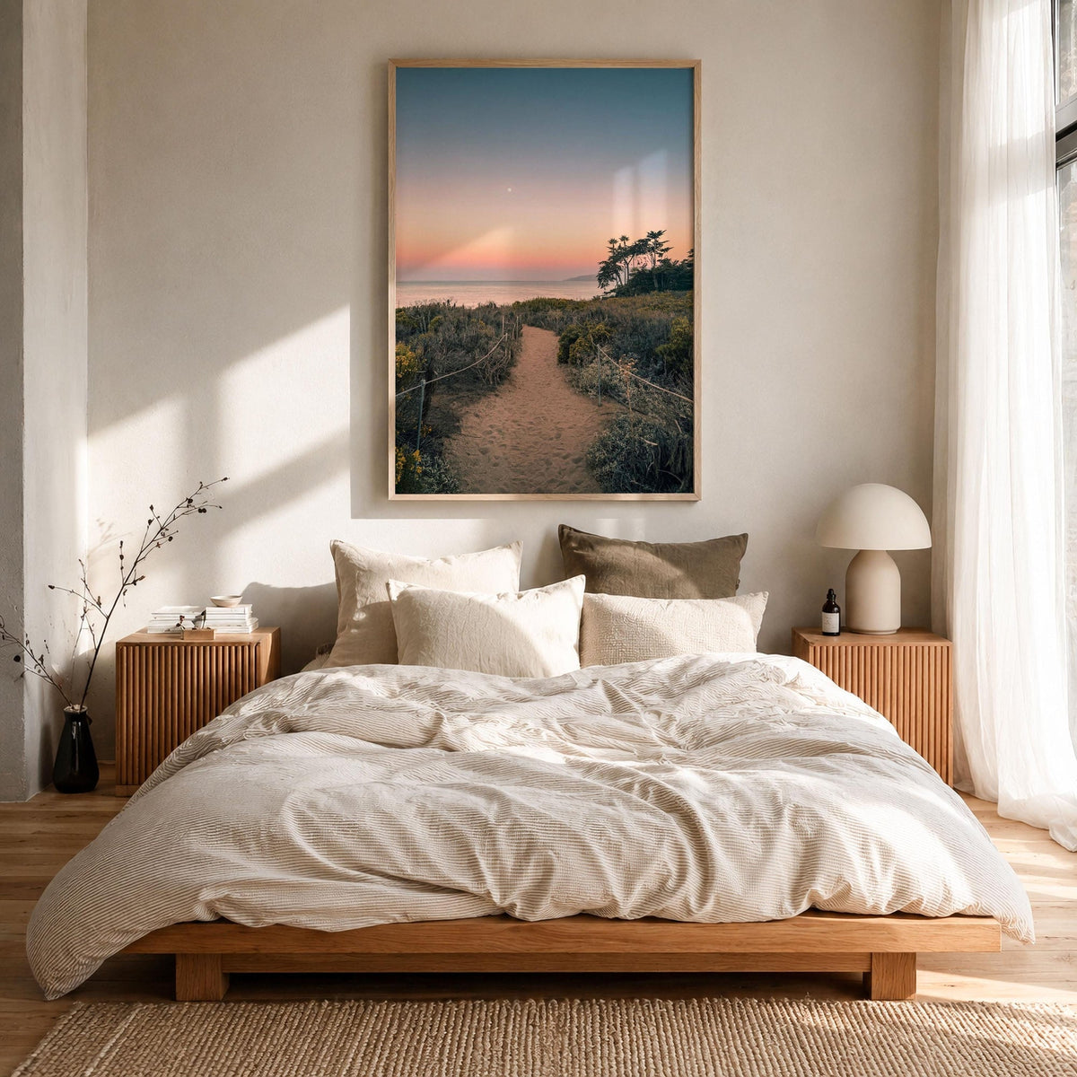 Point Dume Sandy Path Fine Art Photo Print – fine art print by The Cali Studio
