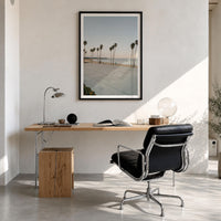 Santa Cruz Palm Row Fine Art Photo Print – fine art print by The Cali Studio