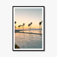 Santa Cruz Palm Sunset Fine Art Photo Print – fine art print by The Cali Studio
