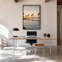 Santa Cruz Palm Sunset Fine Art Photo Print – fine art print by The Cali Studio
