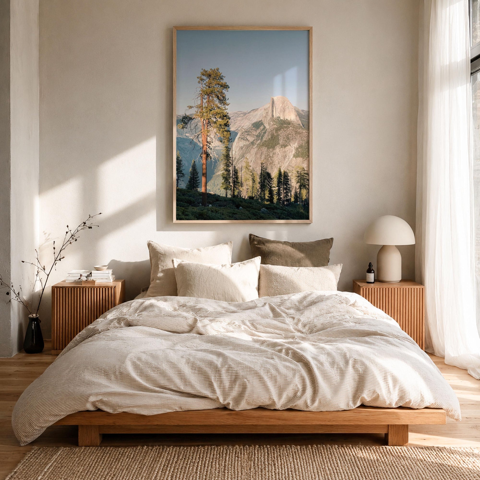 Half Dome Pine Tree Fine Art Photo Print – fine art print by The Cali Studio