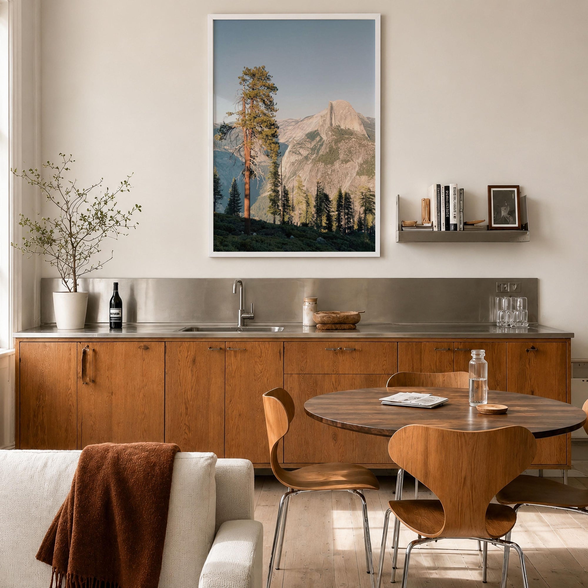 Half Dome Pine Tree Fine Art Photo Print – fine art print by The Cali Studio