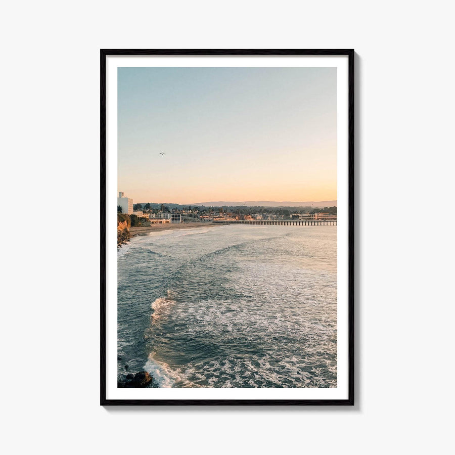 Santa Cruz Wharf Sunset Fine Art Photo Print – fine art print by The Cali Studio