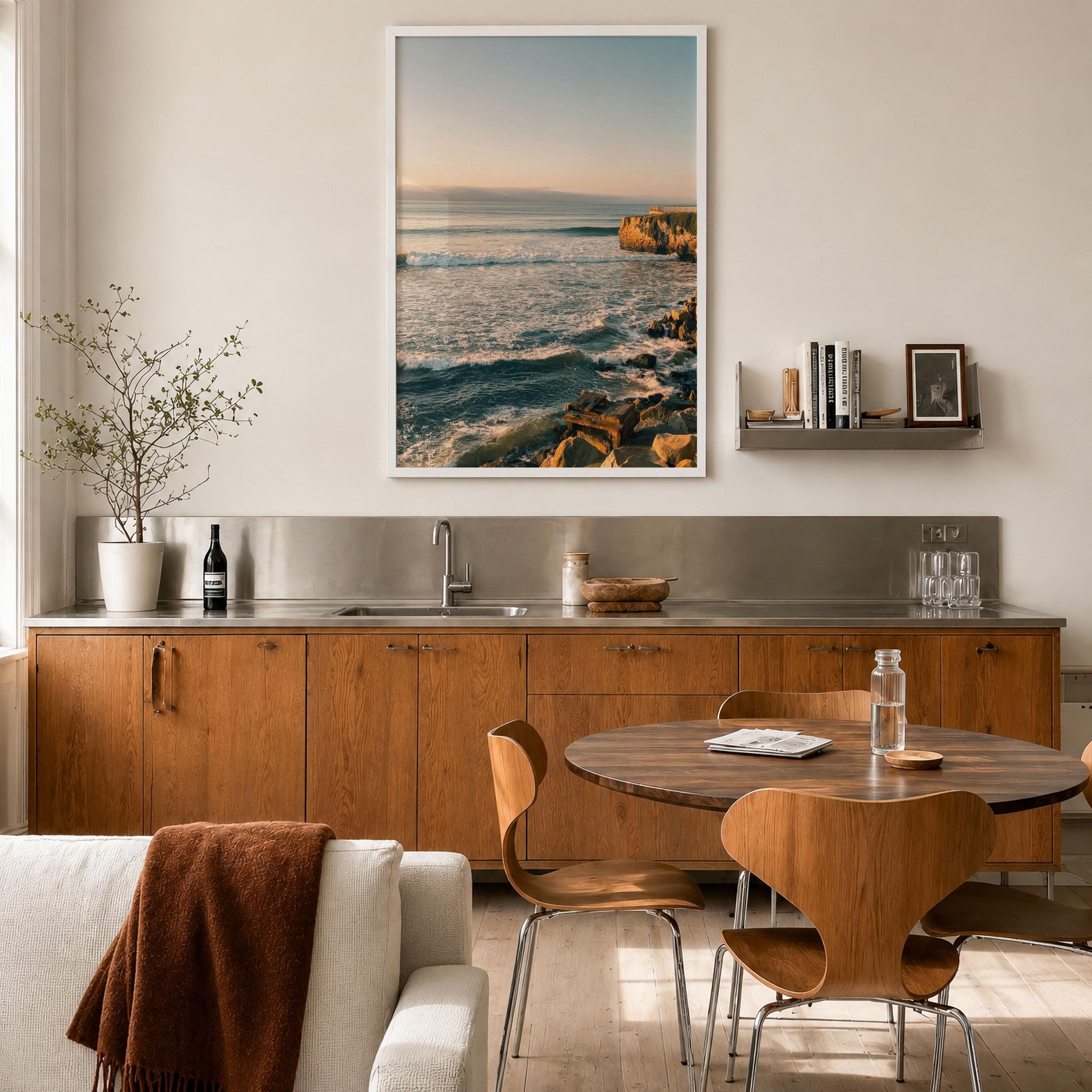 Santa Cruz Cliffside Fine Art Photo Print – fine art print by The Cali Studio