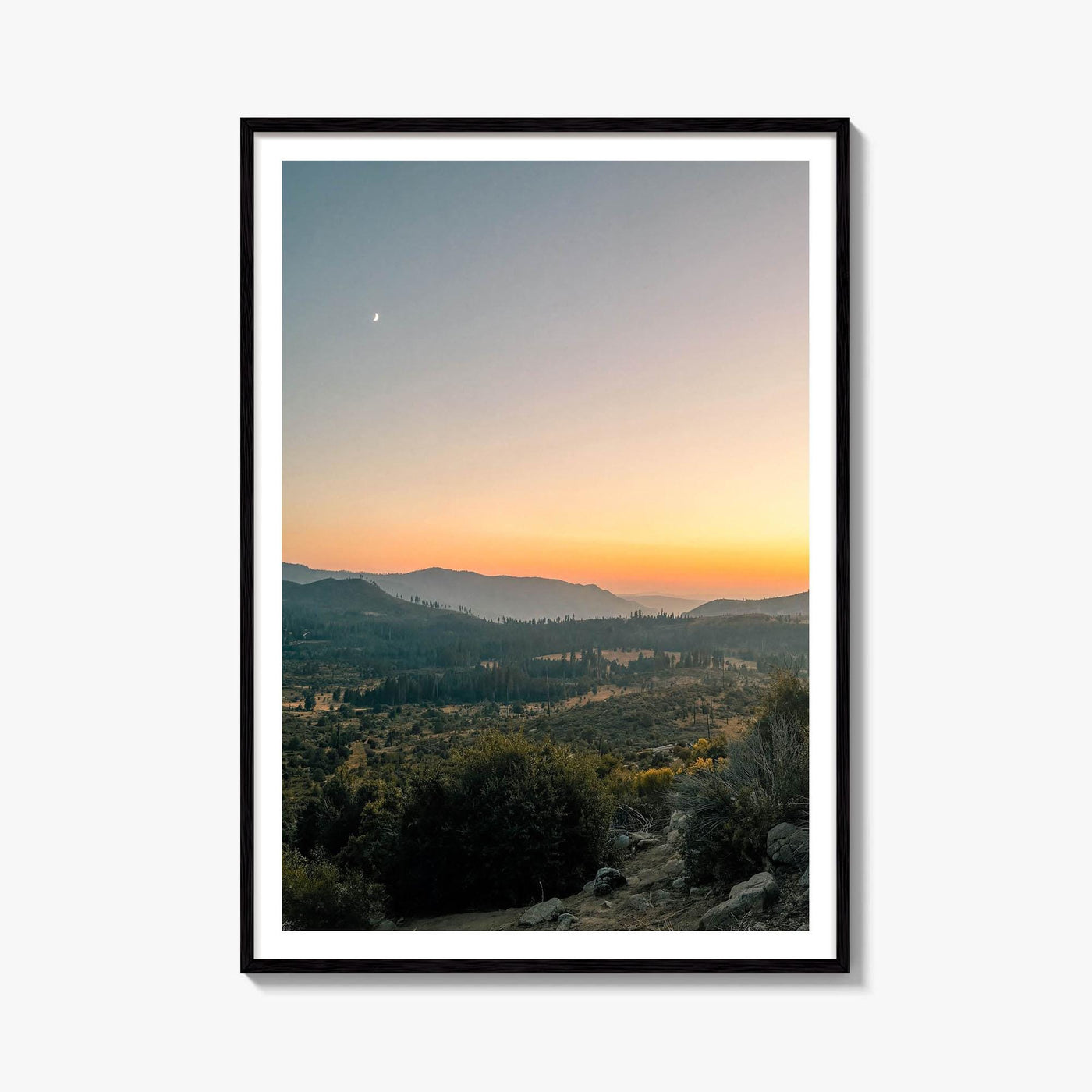 Yosemite Valley Sunset Fine Art Photo Print – fine art print by The Cali Studio