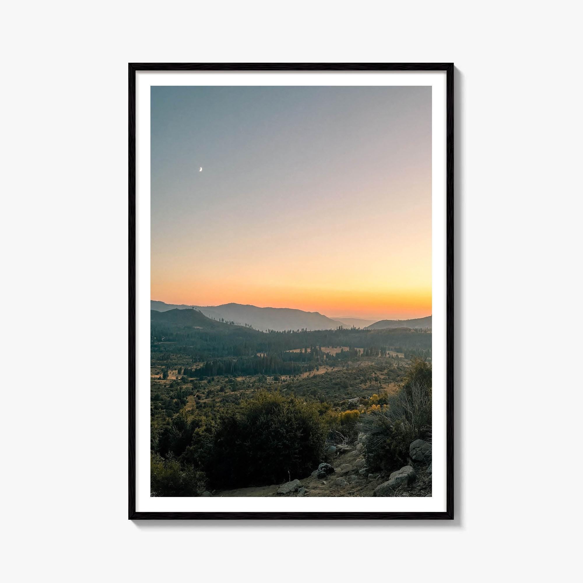 Yosemite Valley Sunset Fine Art Photo Print – fine art print by The Cali Studio