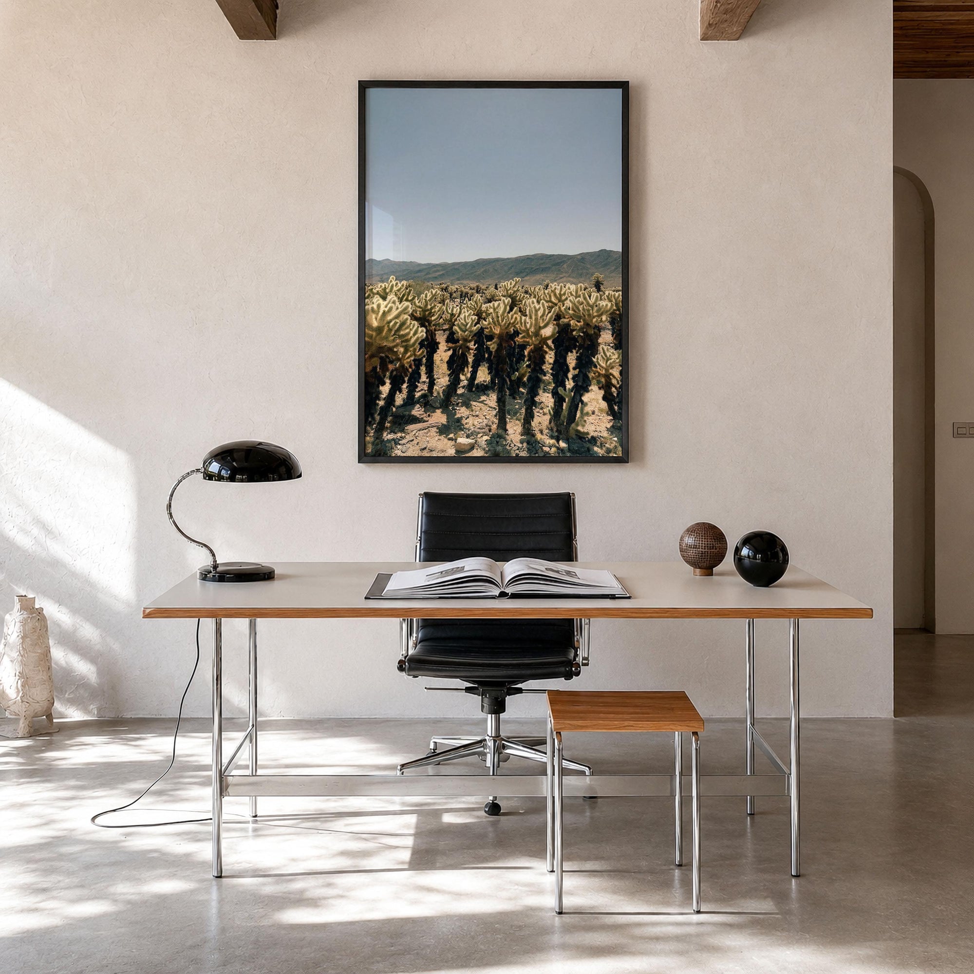 Cholla Cactus Garden Fine Art Photo Print – fine art print by The Cali Studio