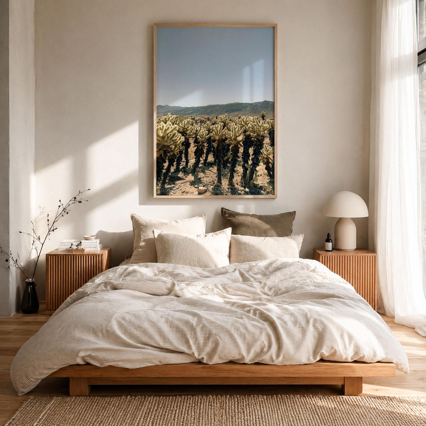 Cholla Cactus Garden Fine Art Photo Print – fine art print by The Cali Studio