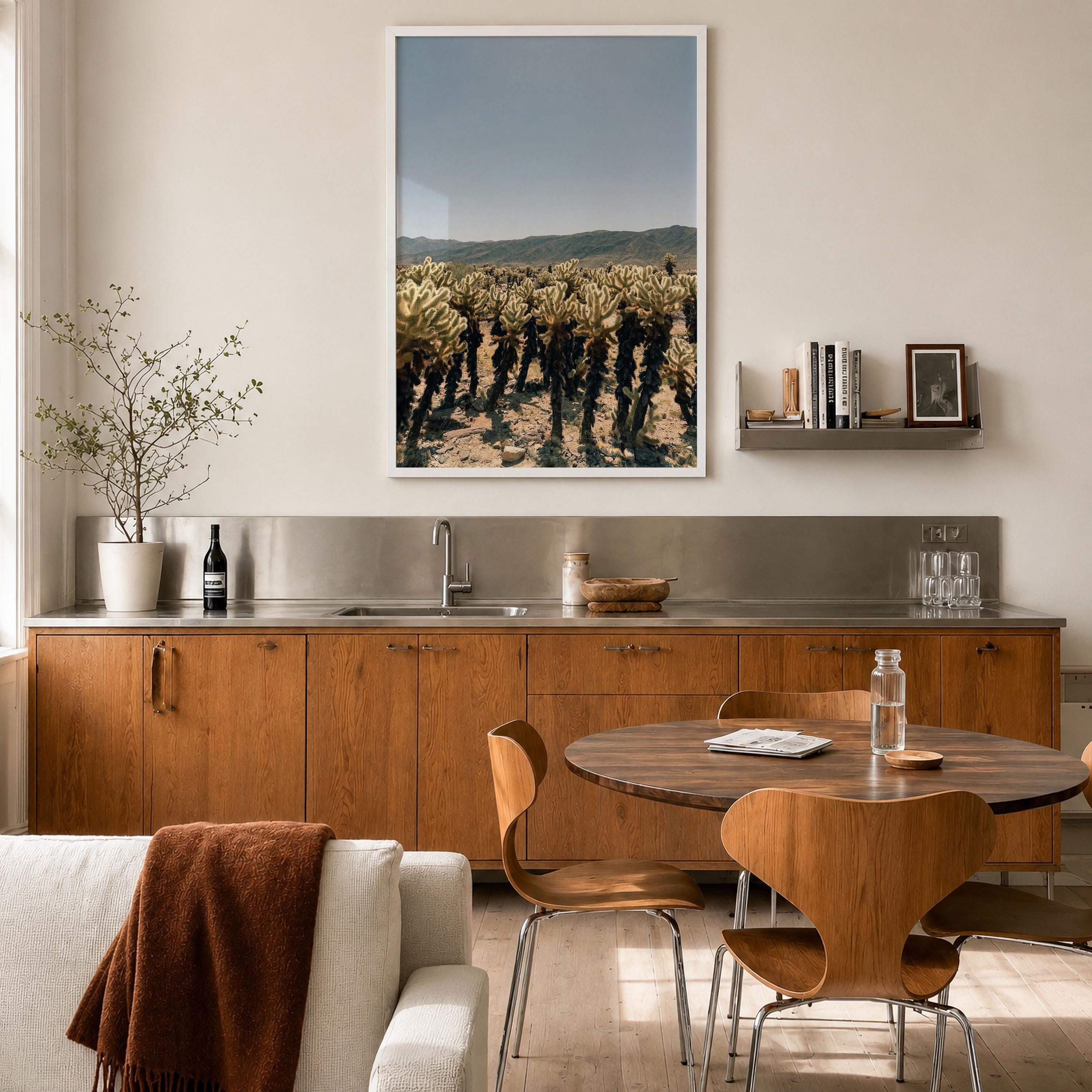 Cholla Cactus Garden Fine Art Photo Print – fine art print by The Cali Studio