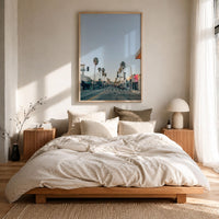 Melrose Avenue Palm Trees Fine Art Photo Print – fine art print by The Cali Studio