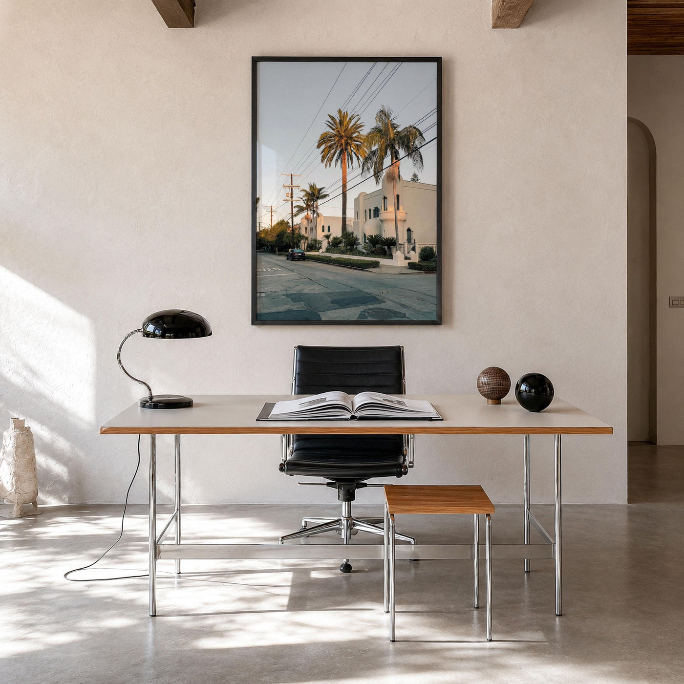 Fairfax Spanish Revival Fine Art Photo Print – fine art print by The Cali Studio