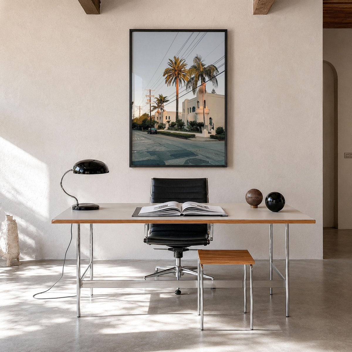 Fairfax Spanish Revival Fine Art Photo Print – fine art print by The Cali Studio