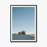California Palm Tree Rooftop Fine Art Photo Print – fine art print by The Cali Studio