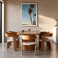Melrose Avenue Palm Sunset Fine Art Photo Print – fine art print by The Cali Studio
