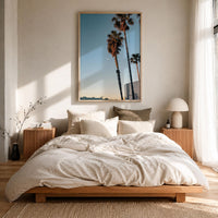 Melrose Avenue Palm Sunset Fine Art Photo Print – fine art print by The Cali Studio