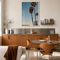 Melrose Avenue Palm Sunset Fine Art Photo Print – fine art print by The Cali Studio
