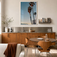 Melrose Avenue Palm Sunset Fine Art Photo Print – fine art print by The Cali Studio