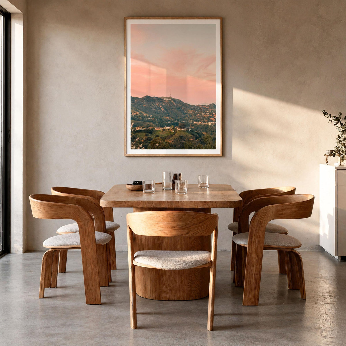 Hollywood Sign Sunset Fine Art Photo Print – fine art print by The Cali Studio