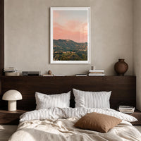 Hollywood Sign Sunset Fine Art Photo Print – fine art print by The Cali Studio