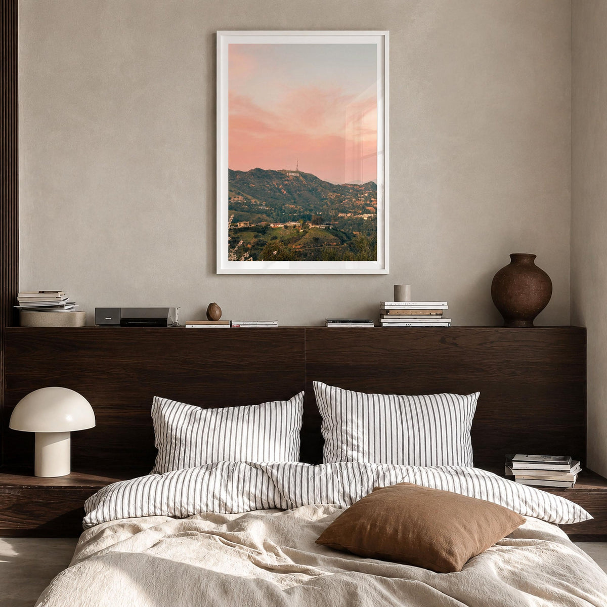 Hollywood Sign Sunset Fine Art Photo Print – fine art print by The Cali Studio