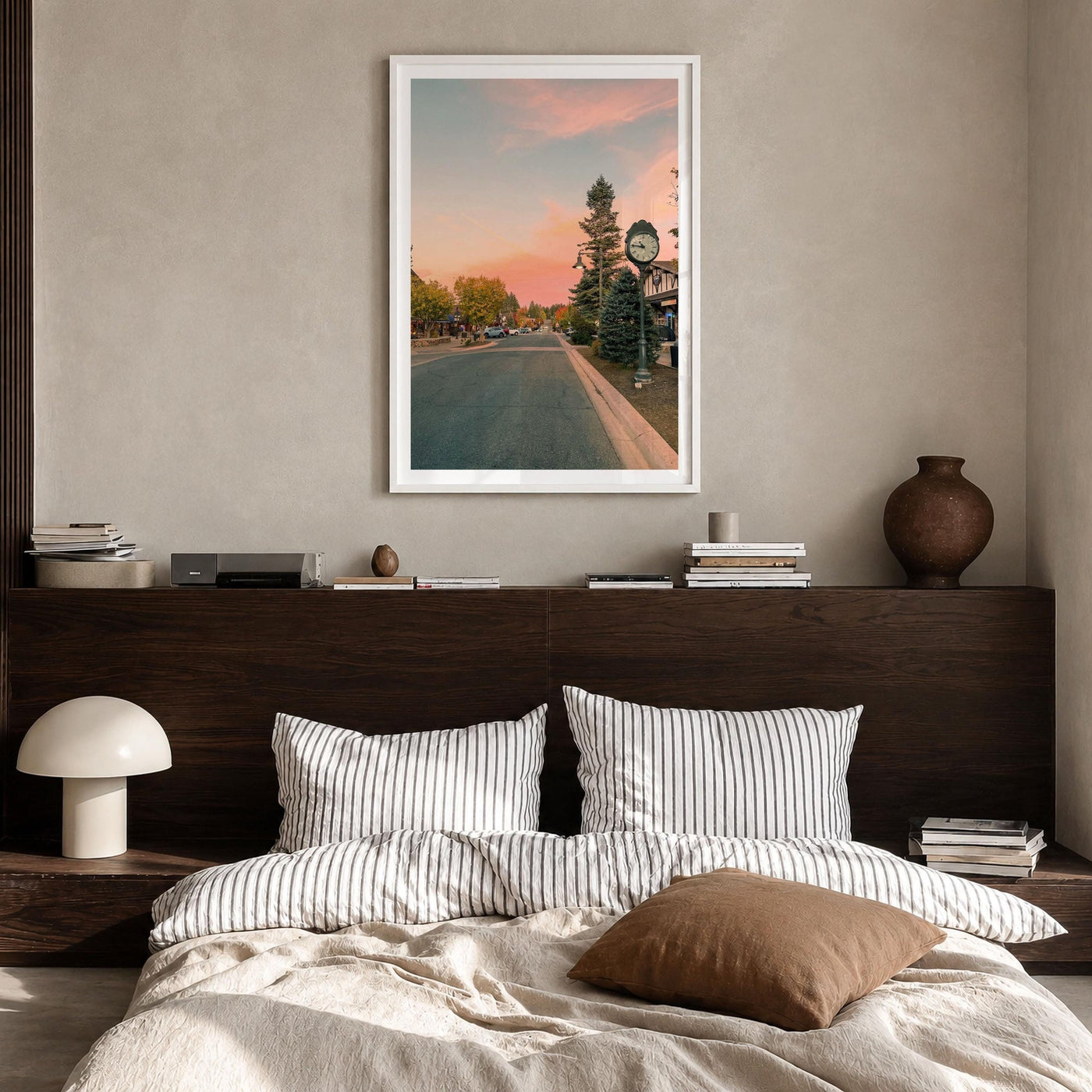 Big Bear Lake Village Fine Art Photo Print – fine art print by The Cali Studio
