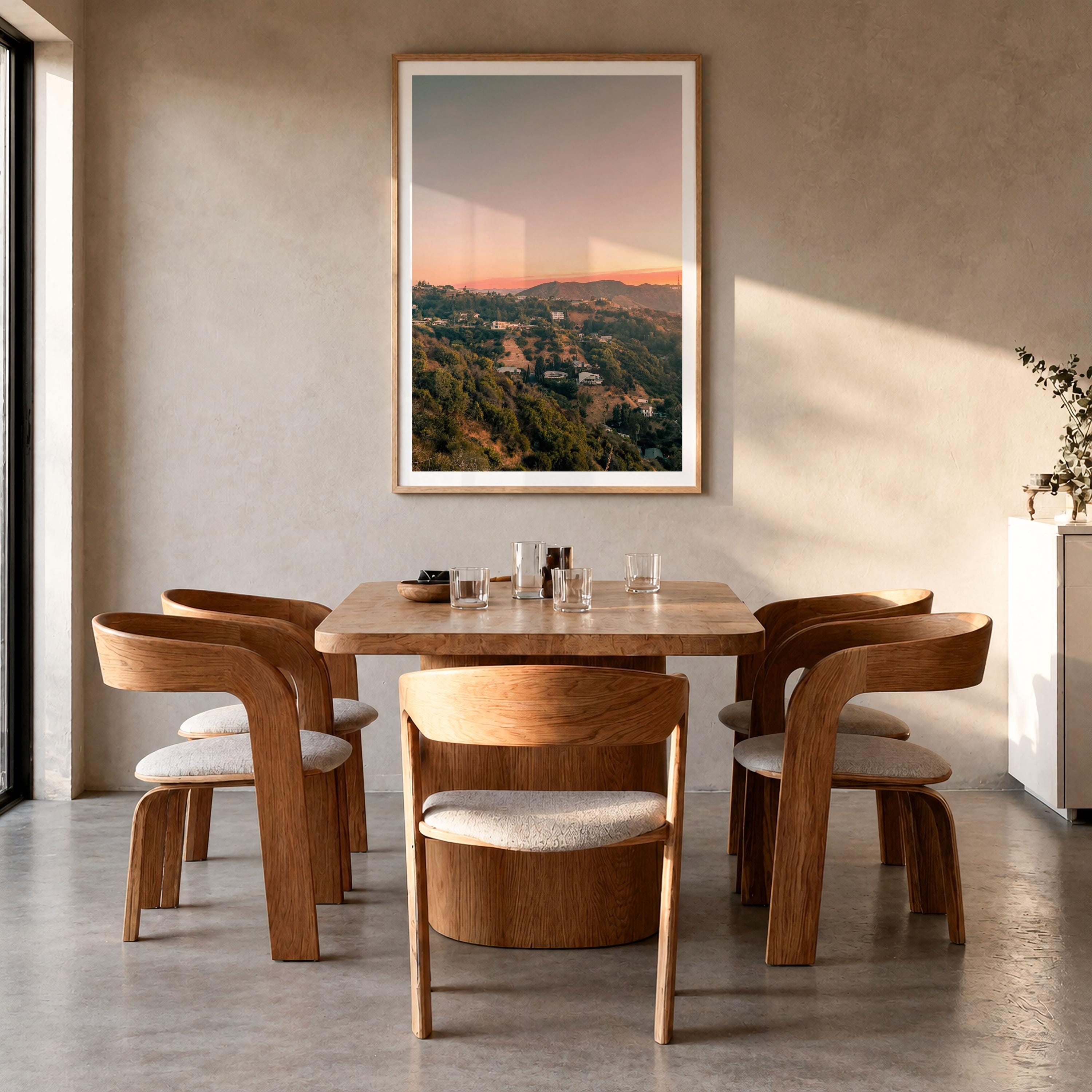 Hollywood Sign Sunset Fine Art Photo Print – fine art print by The Cali Studio
