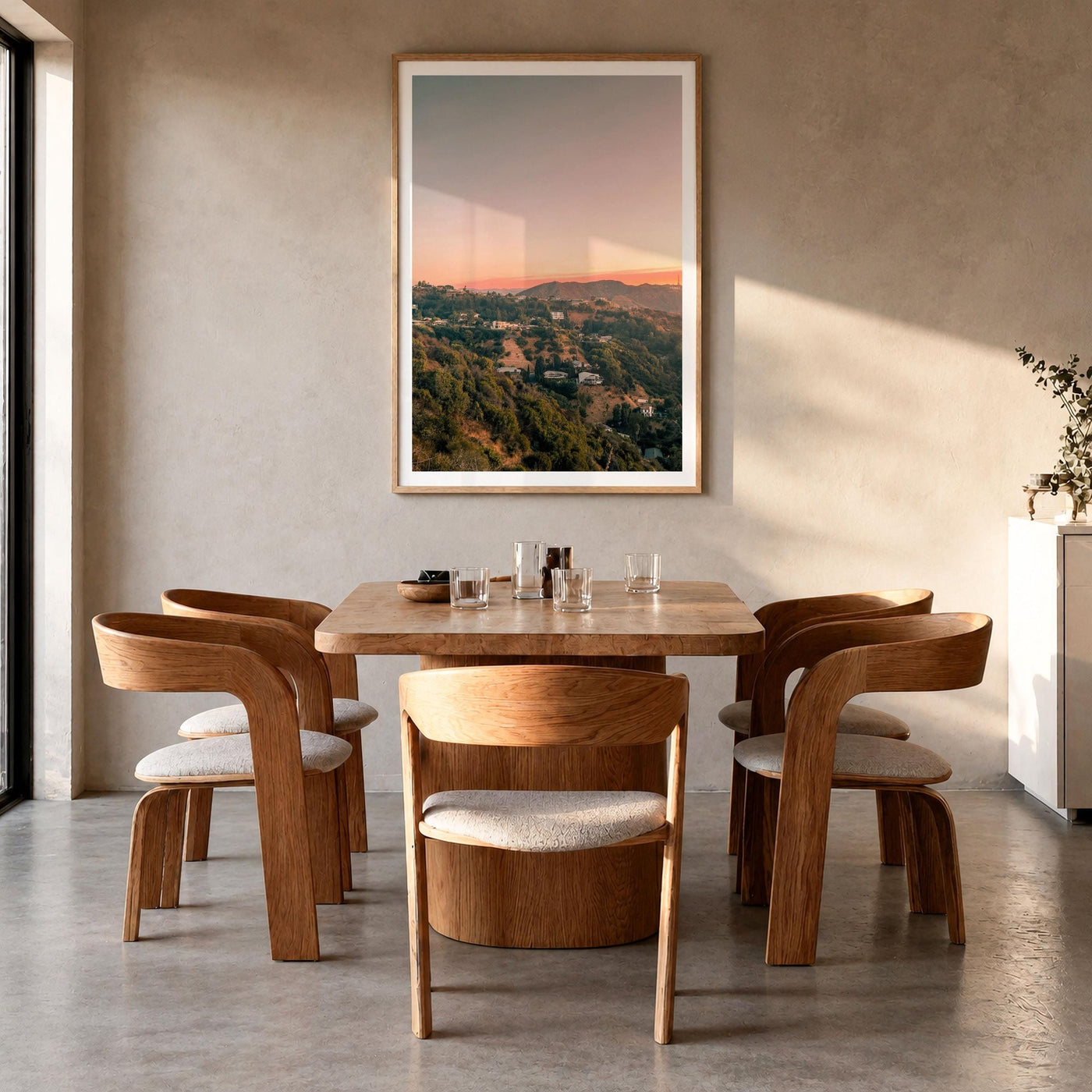 Hollywood Sign Sunset Fine Art Photo Print – fine art print by The Cali Studio