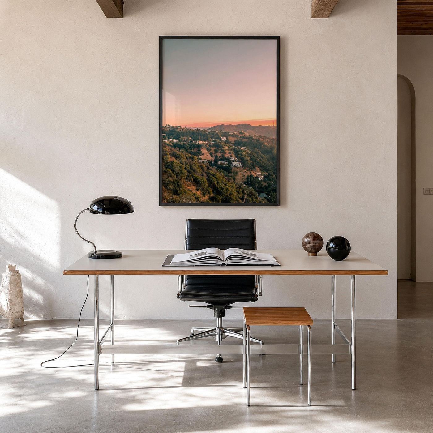 Hollywood Sign Sunset Fine Art Photo Print – fine art print by The Cali Studio