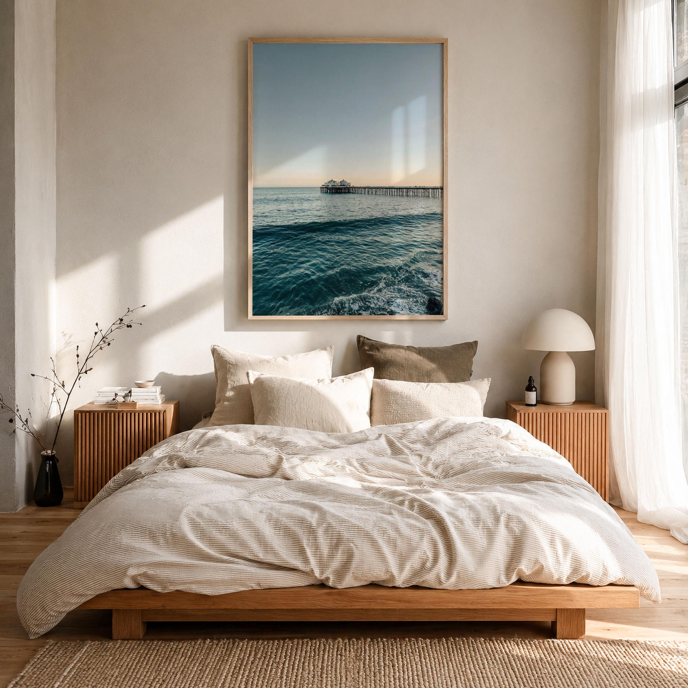 Malibu Pier Fine Art Photo Print – fine art print by The Cali Studio