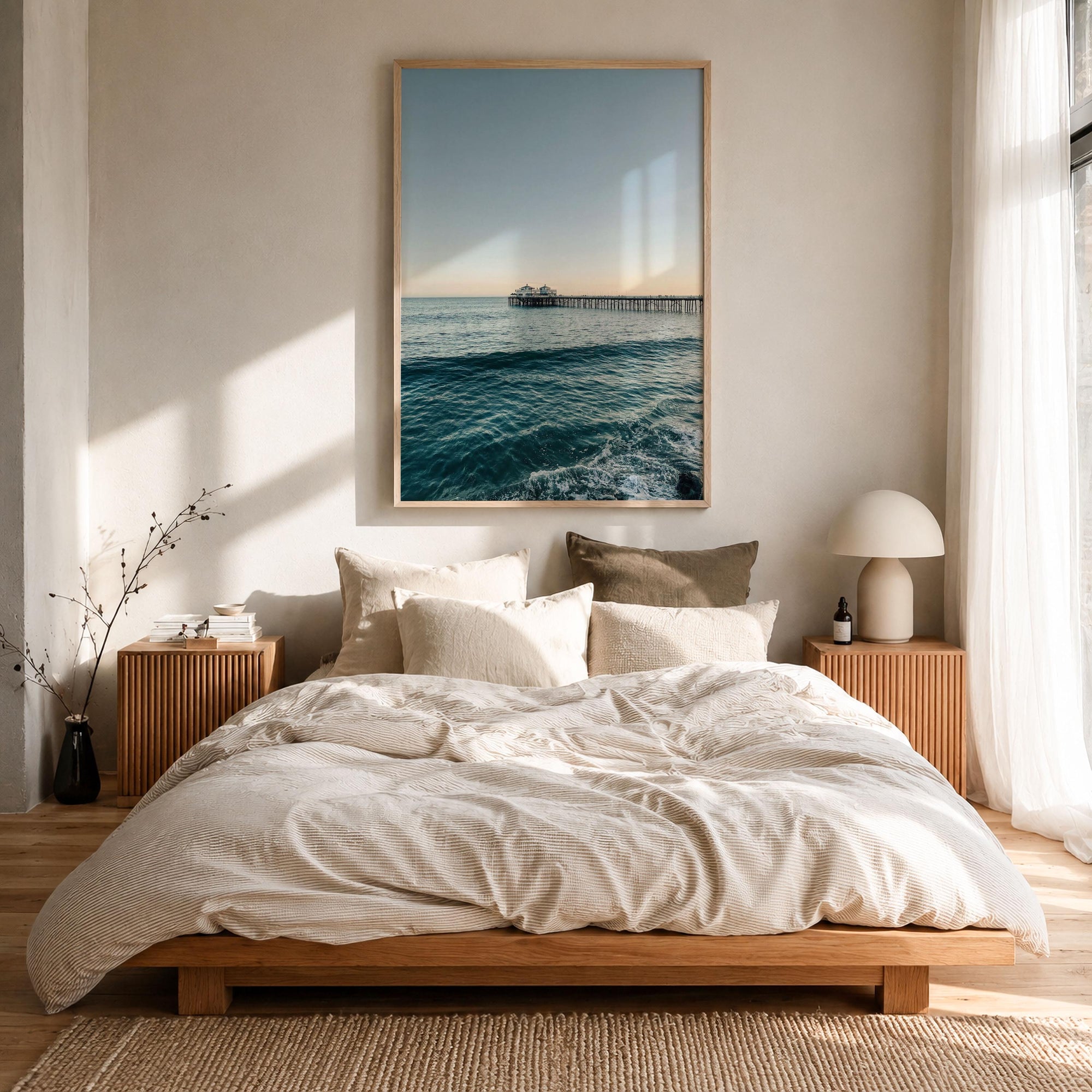 Malibu Pier Fine Art Photo Print – fine art print by The Cali Studio