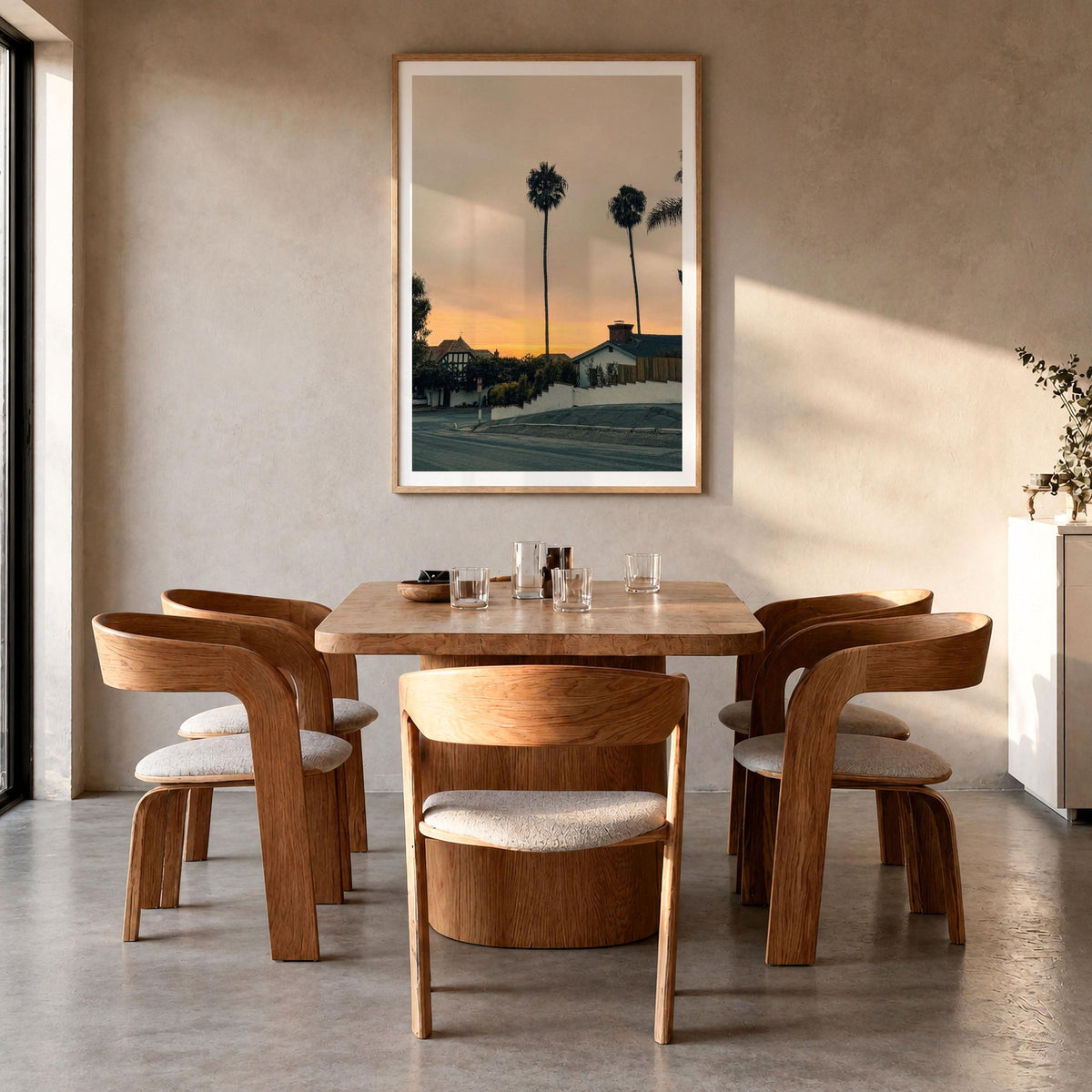 Laguna Beach Palm Silhouette Fine Art Photo Print – fine art print by The Cali Studio