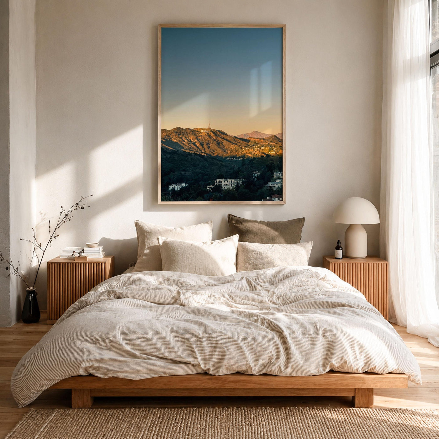 Hollywood Sign Ridge Fine Art Photo Print – fine art print by The Cali Studio