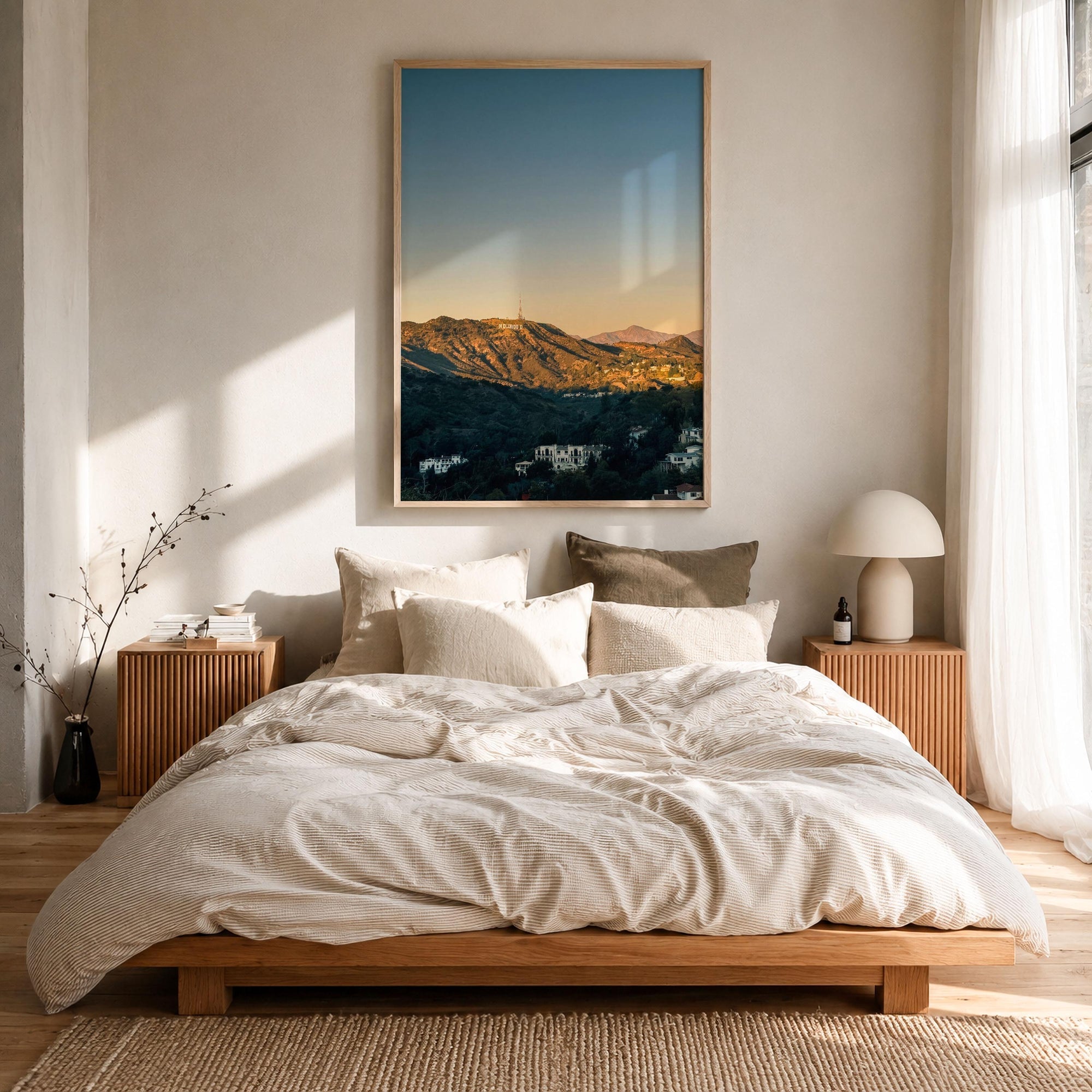 Hollywood Sign Ridge Fine Art Photo Print – fine art print by The Cali Studio