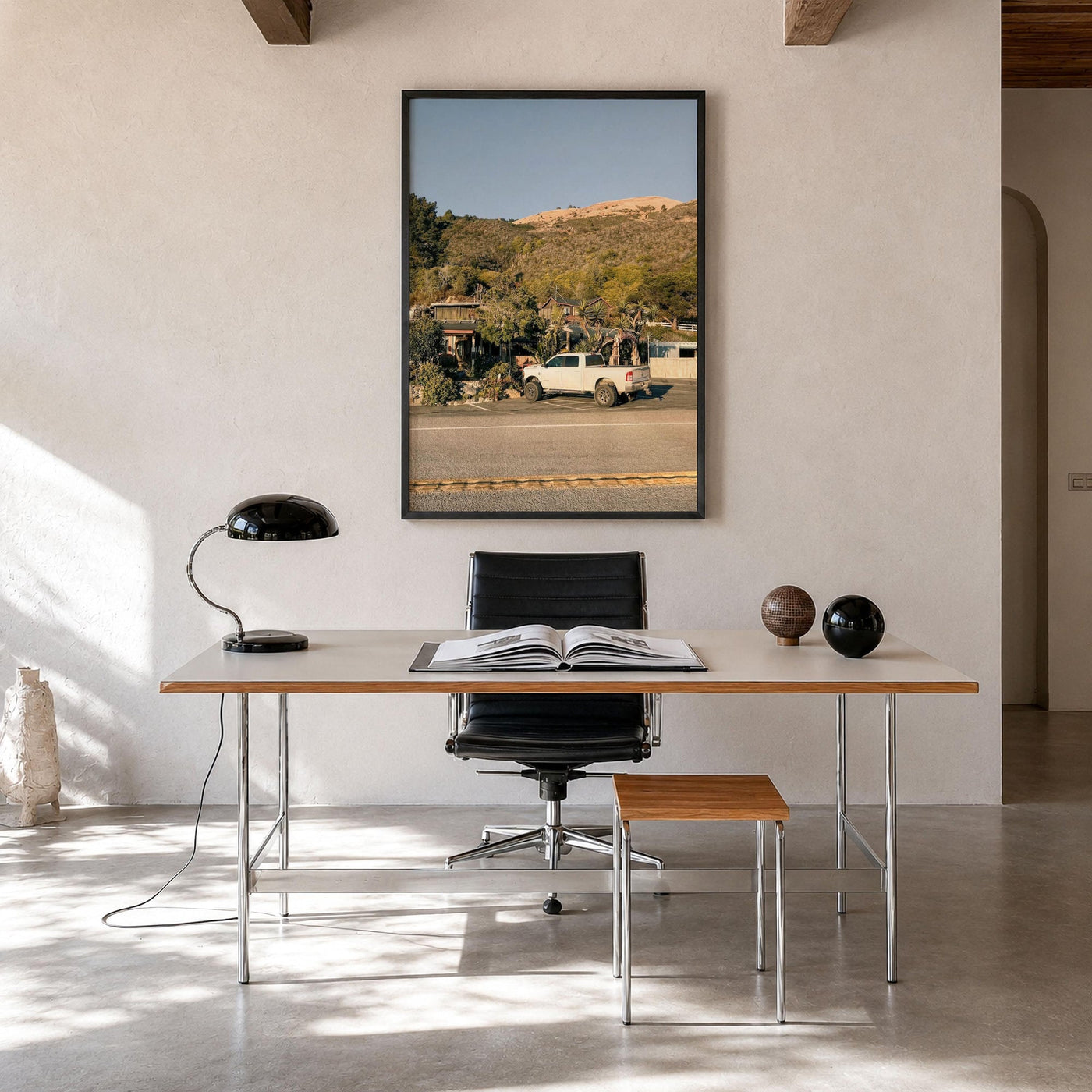 Pacific Coast Highway Truck Fine Art Photo Print – fine art print by The Cali Studio