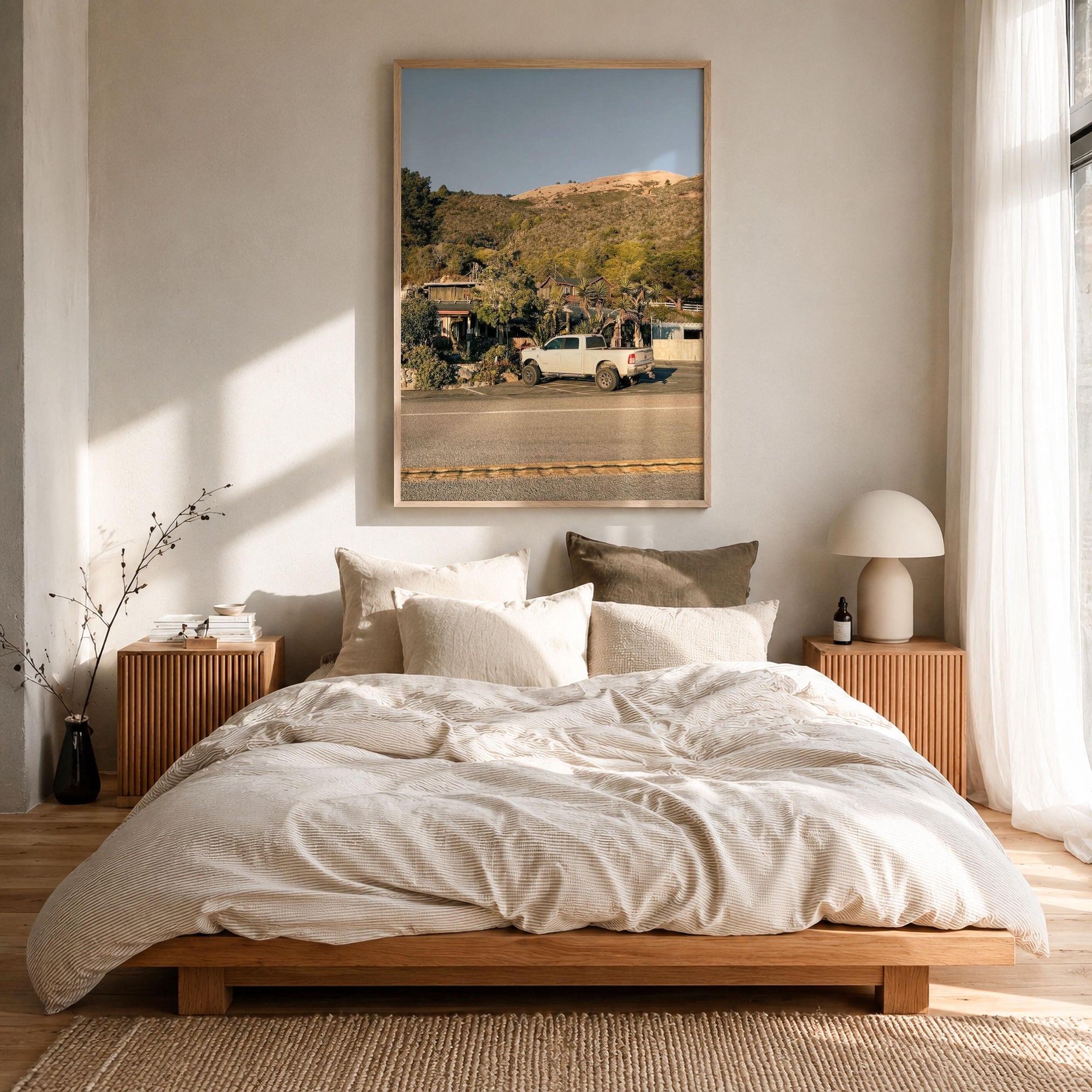 Pacific Coast Highway Truck Fine Art Photo Print – fine art print by The Cali Studio