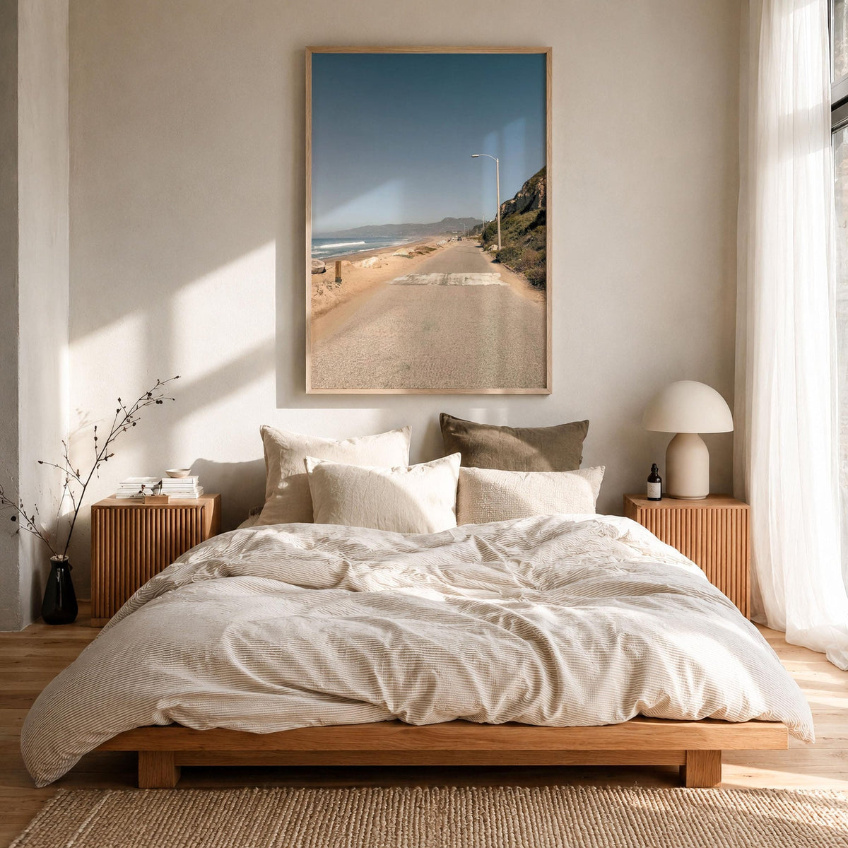 Point Dume Coastal Road Fine Art Photo Print – fine art print by The Cali Studio