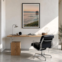 Santa Cruz Cliffside Sunset Fine Art Photo Print – fine art print by The Cali Studio
