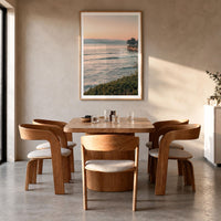 Santa Cruz Cliffside Sunset Fine Art Photo Print – fine art print by The Cali Studio