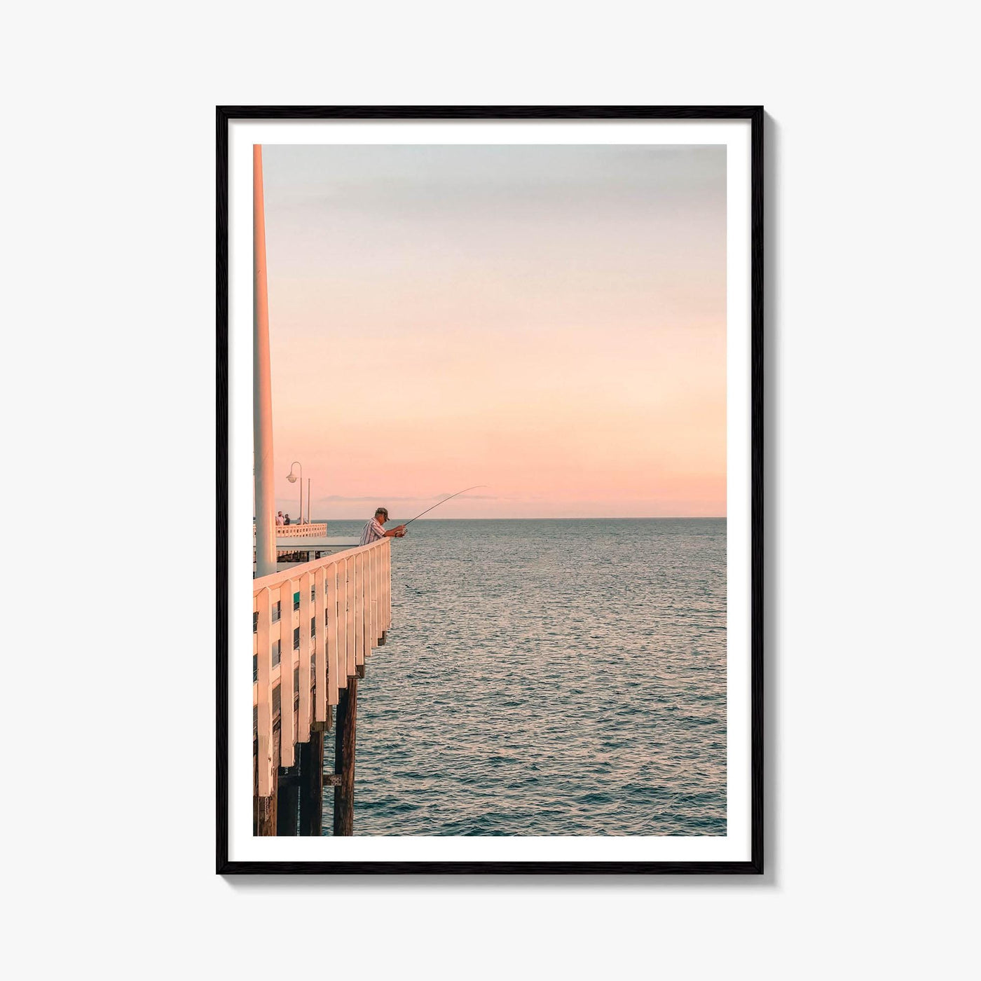 Santa Cruz Wharf Fine Art Photo Print – fine art print by The Cali Studio