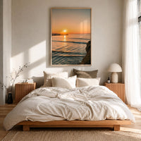 Santa Cruz Wharf Sunset Fine Art Photo Print – fine art print by The Cali Studio