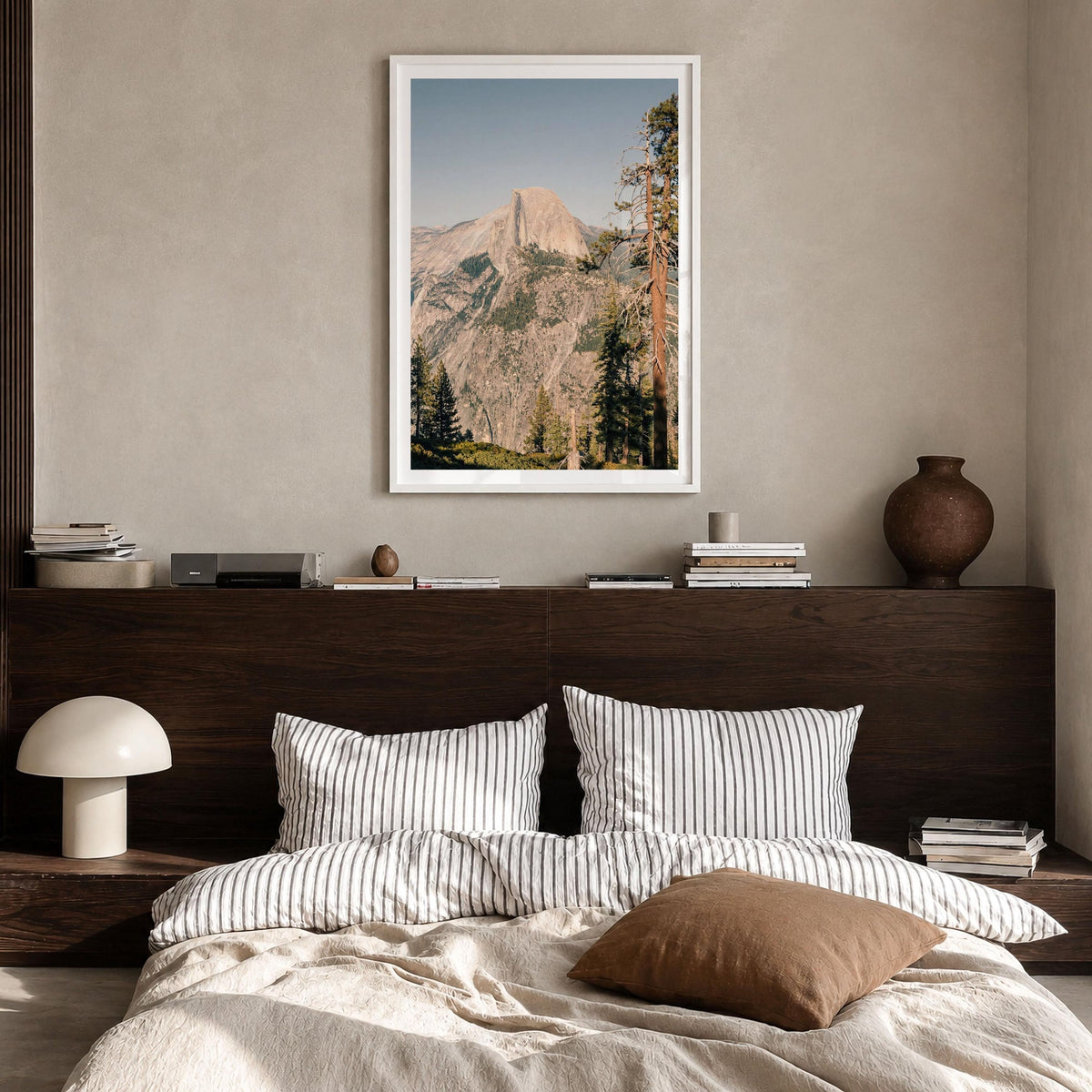 Half Dome Granite Peak Fine Art Photo Print – fine art print by The Cali Studio