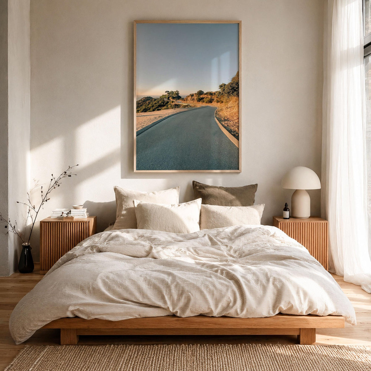Runyon Canyon Winding Road Fine Art Photo Print – fine art print by The Cali Studio