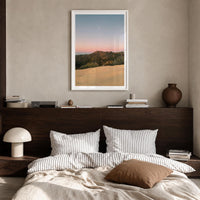 Runyon Canyon Dusk Moon Fine Art Photo Print – fine art print by The Cali Studio