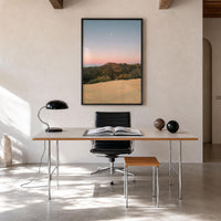 Runyon Canyon Dusk Moon Fine Art Photo Print – fine art print by The Cali Studio
