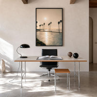 Santa Cruz Palm Promenade Fine Art Photo Print – fine art print by The Cali Studio