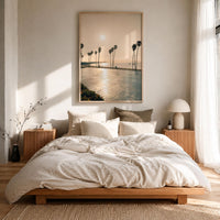 Santa Cruz Palm Promenade Fine Art Photo Print – fine art print by The Cali Studio