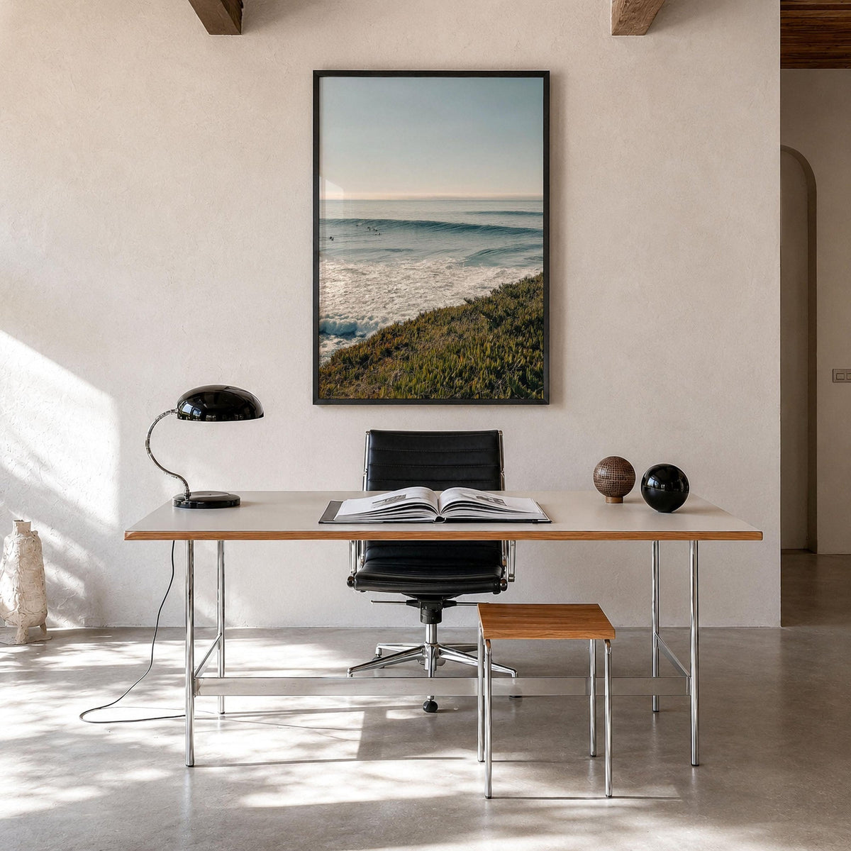 Santa Cruz Surfers Fine Art Photo Print – fine art print by The Cali Studio