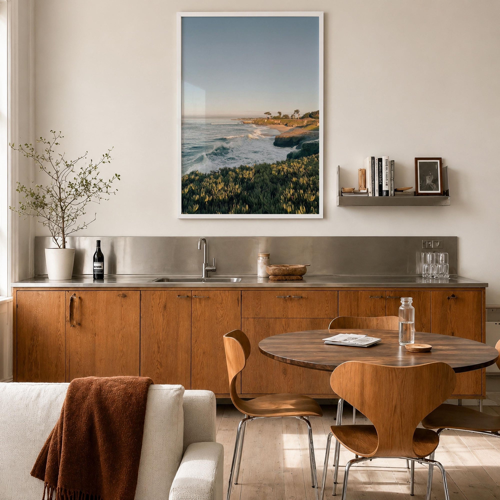 Santa Cruz Cliffs Fine Art Photo Print – fine art print by The Cali Studio