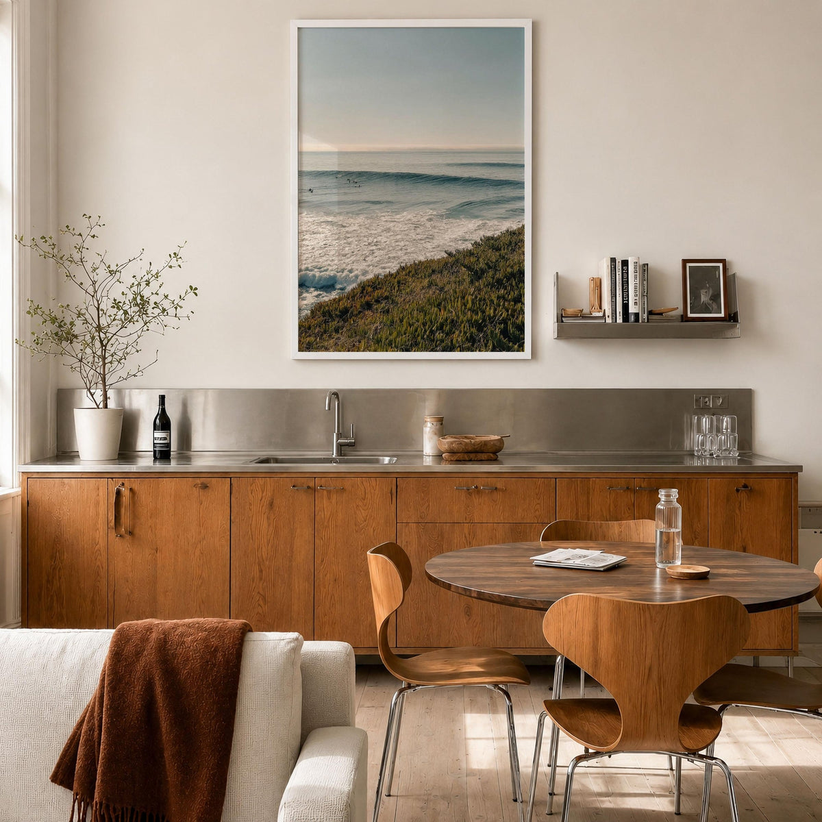 Santa Cruz Surfers Fine Art Photo Print – fine art print by The Cali Studio