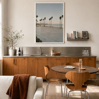 Santa Cruz Palm Row Fine Art Photo Print – fine art print by The Cali Studio